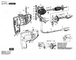 Bosch 0 603 240 601 P 120 SB Percussion Drill 110 V / GB Spare Parts P120SB